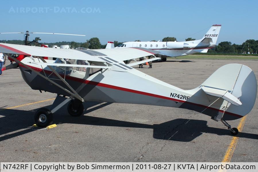 N742RF, 1998 Frank Ronald A RAF AVID C/N 742, At the EAA fly-in - Newark, Ohio