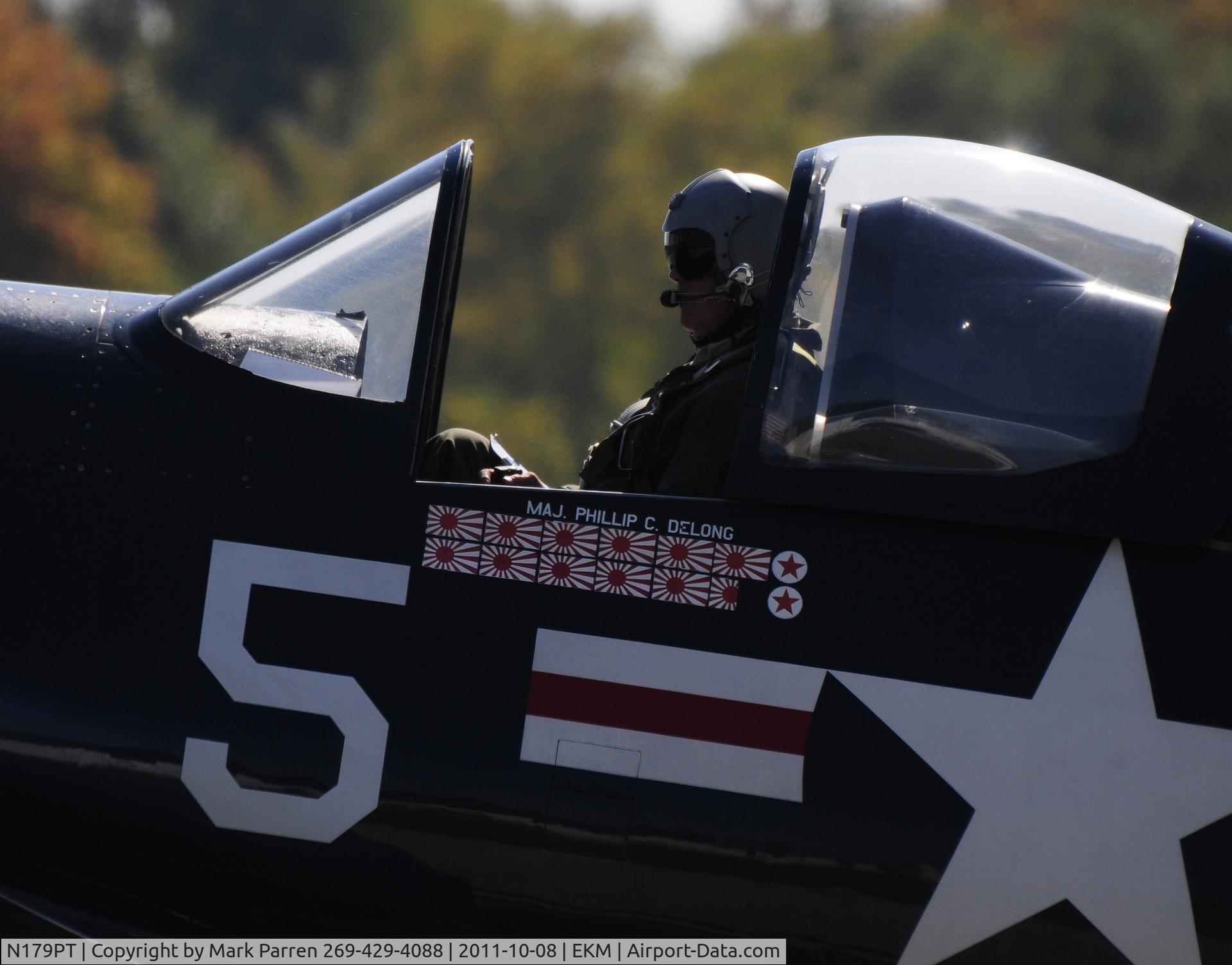 N179PT, 1948 Vought F4U-5 Corsair C/N Not found (Bu122179), Elkhart, IN Airport