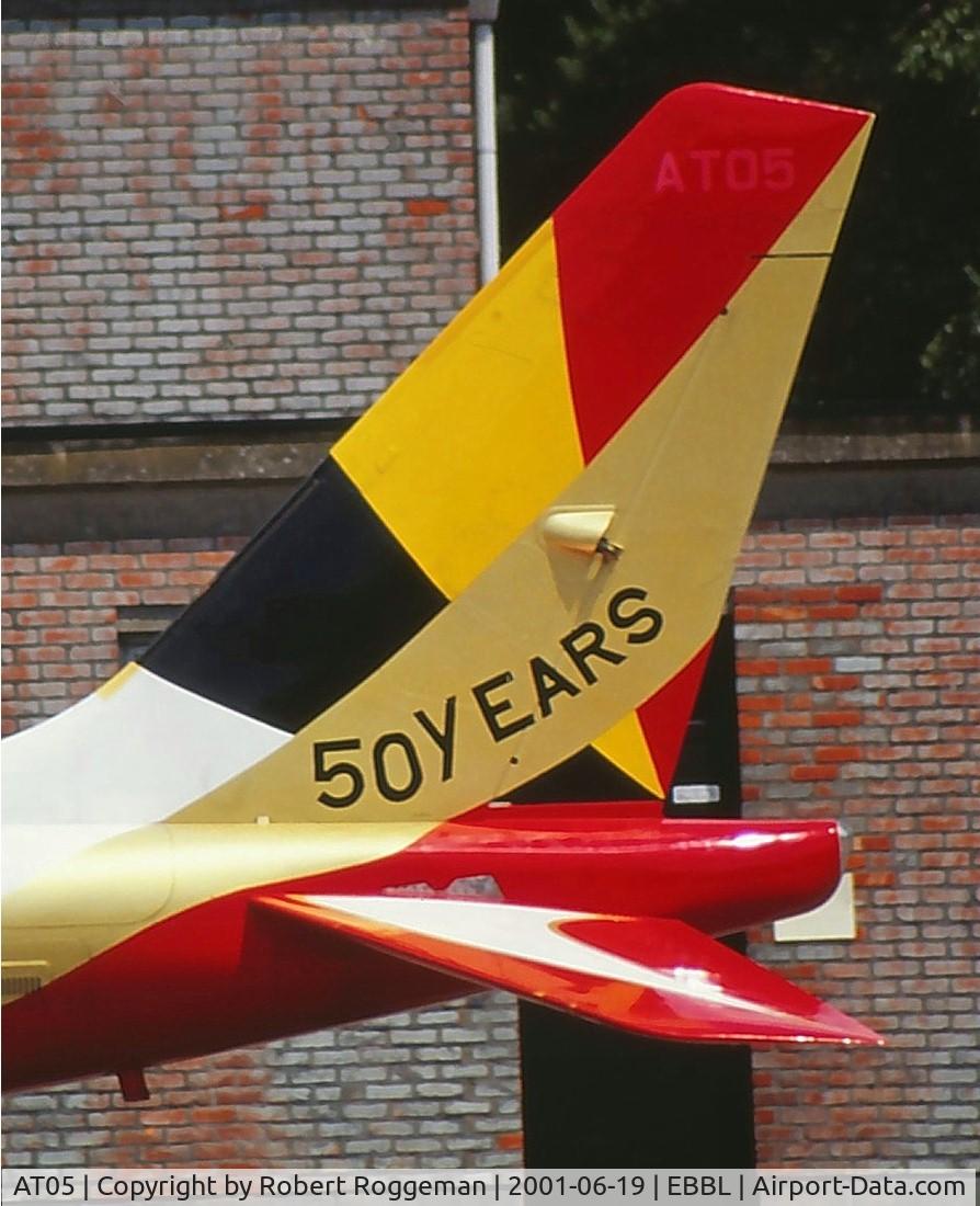AT05, Dassault-Dornier Alpha Jet 1B C/N B05/1018, 50 YEARS 7 SQUADRON.RED COCOTE.