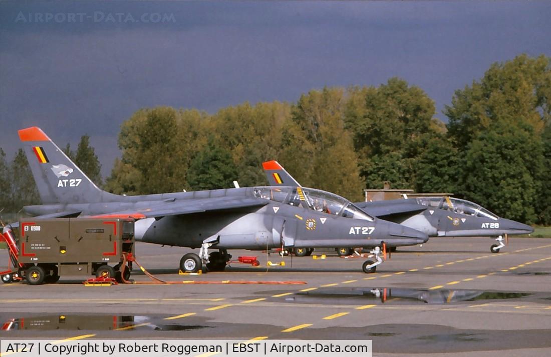 AT27, Dassault-Dornier Alpha Jet 1B C/N B27/1125, 1990's.at28.