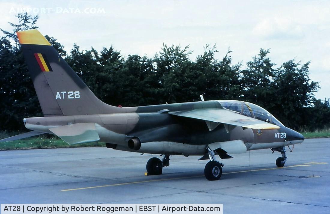AT28, Dassault-Dornier Alpha Jet 1B C/N B28/1131, 1980's