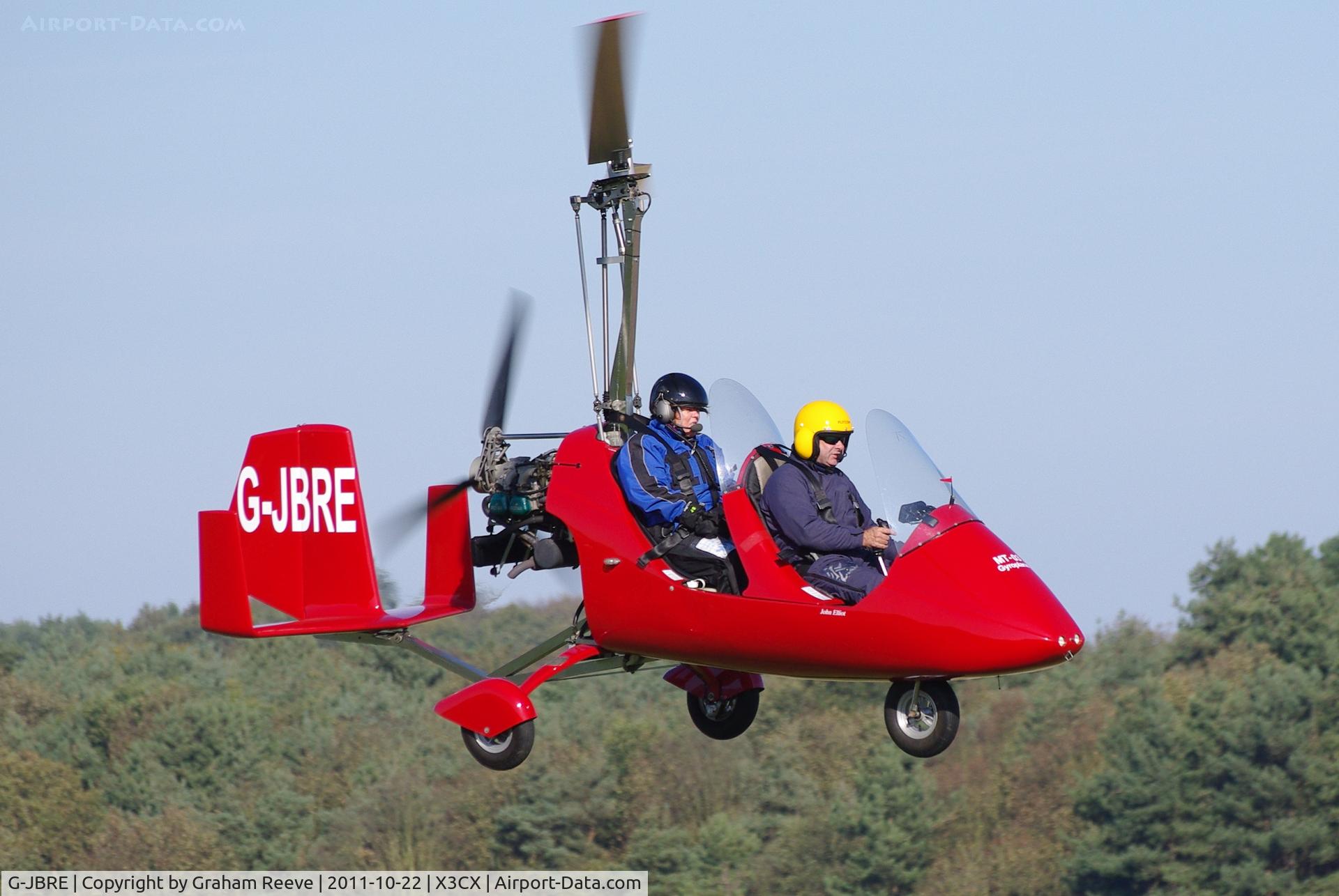 G-JBRE, 2007 Rotorsport UK MT-03 C/N RSUK/MT-03/016, Getting airbourne at Northrepps.