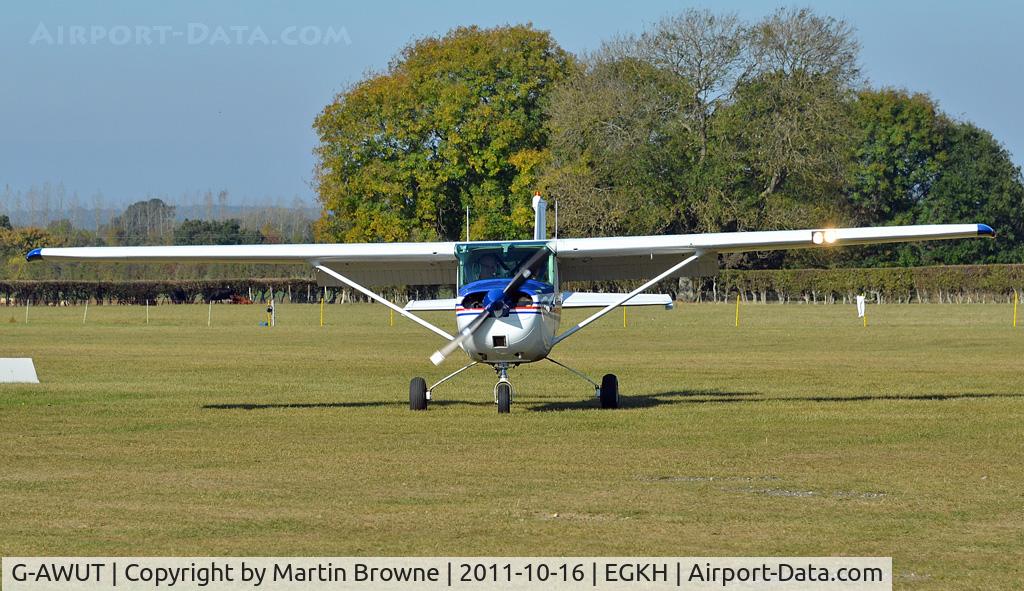 G-AWUT, 1968 Reims Cessna F150J C/N 0405, SHOT AT HEADCORN