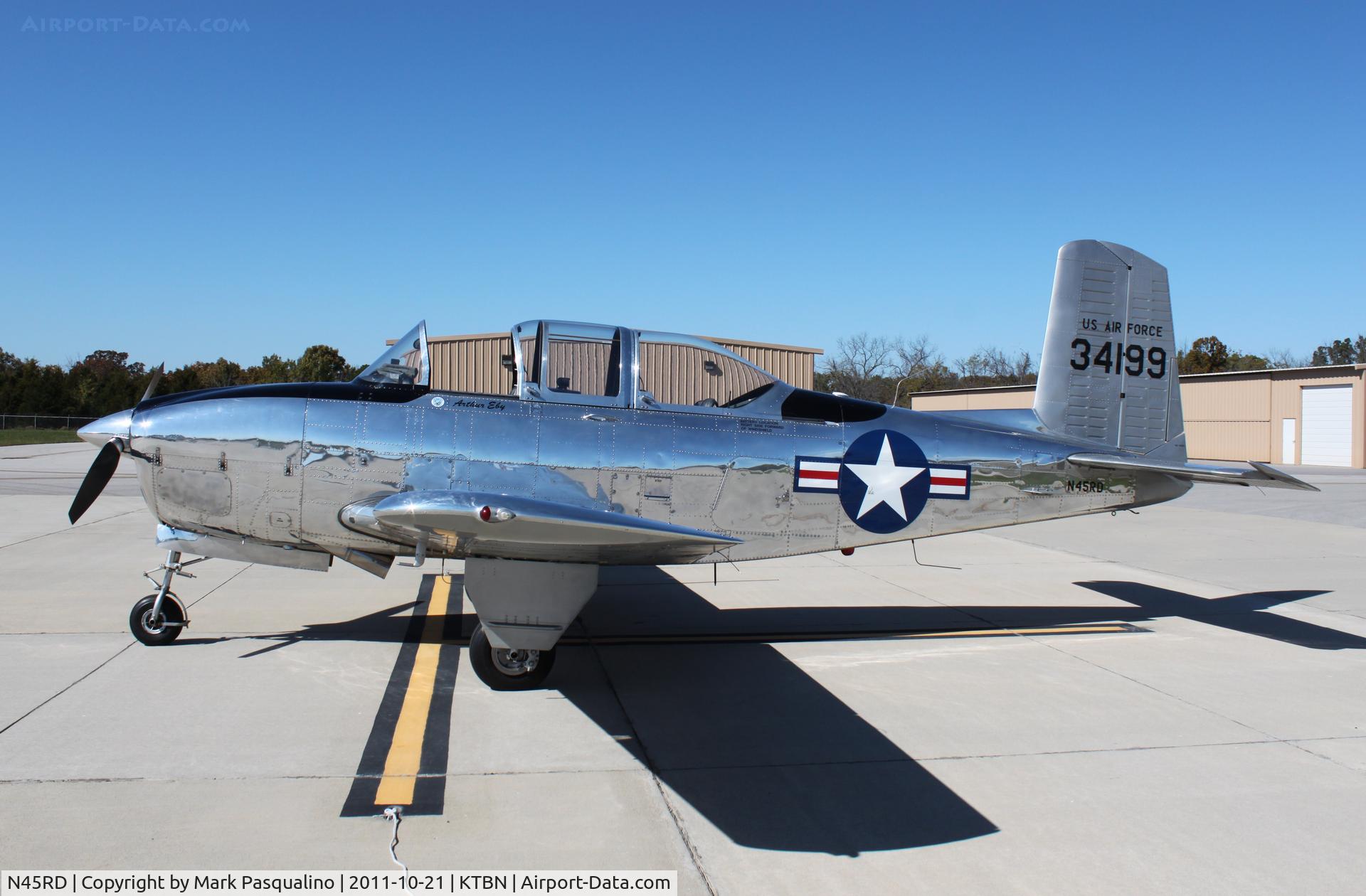 N45RD, 1953 Beech T-34A (A45) Mentor Mentor C/N G-299, Beech T-34A