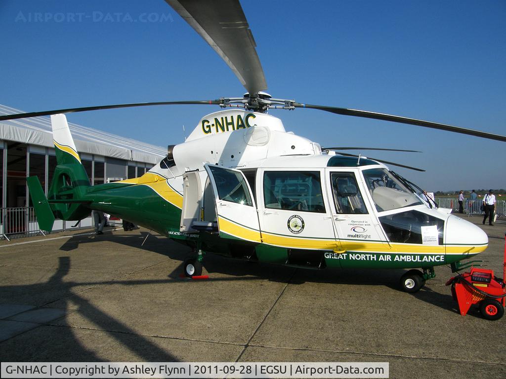 G-NHAC, 1996 Eurocopter AS-365N-2 Dauphin 2 C/N 6497, Air Ambulance at Helitech