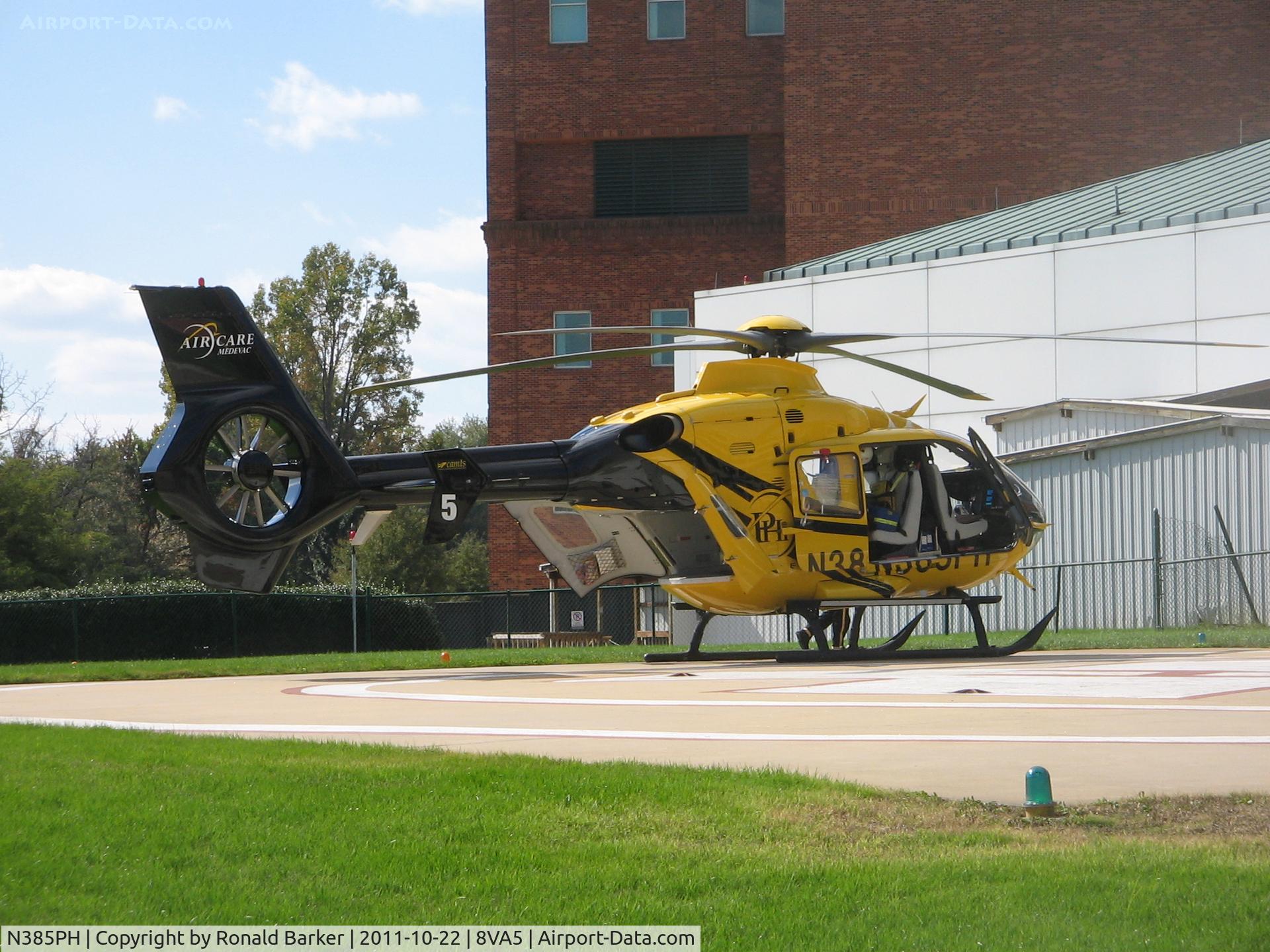 N385PH, 2008 Eurocopter EC-135P-2+ C/N 0670, UVA Hospital