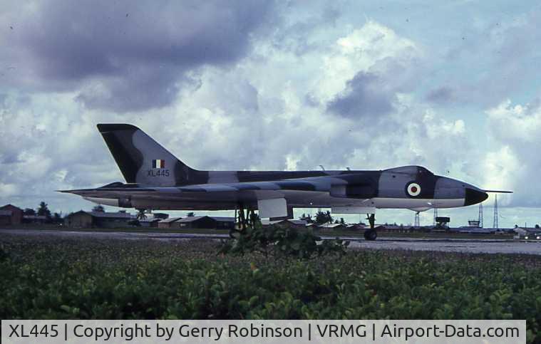 XL445, 1962 Avro Vulcan B.2 C/N Set 48, XL445 when is transitted through RAF Gan (Maldives) in 1967
(I have three more photos if you want them)