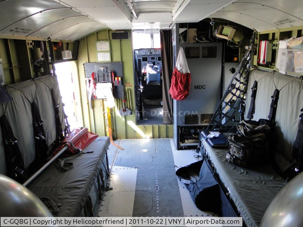 C-GQBG, 1996 Canadair CL-215-6B11 CL-415 C/N 2022, Interior showing work area's and places to put stretchers when making sea or ocean rescues
