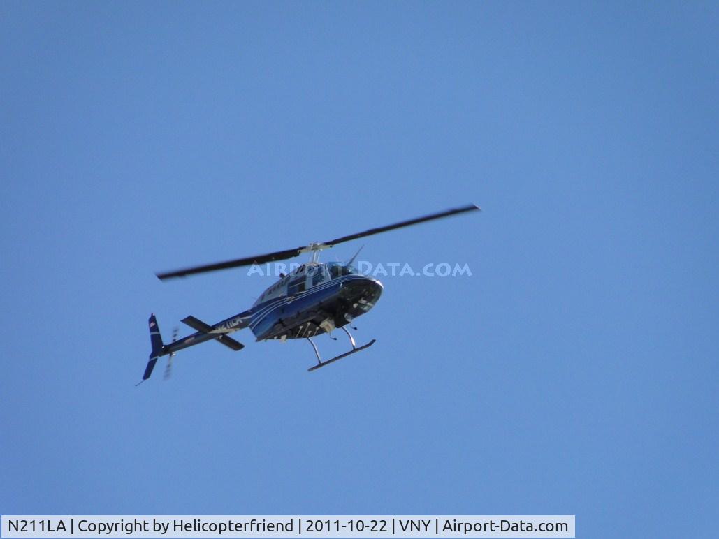 N211LA, 1987 Bell 206B JetRanger III C/N 3956, LAPD flying over