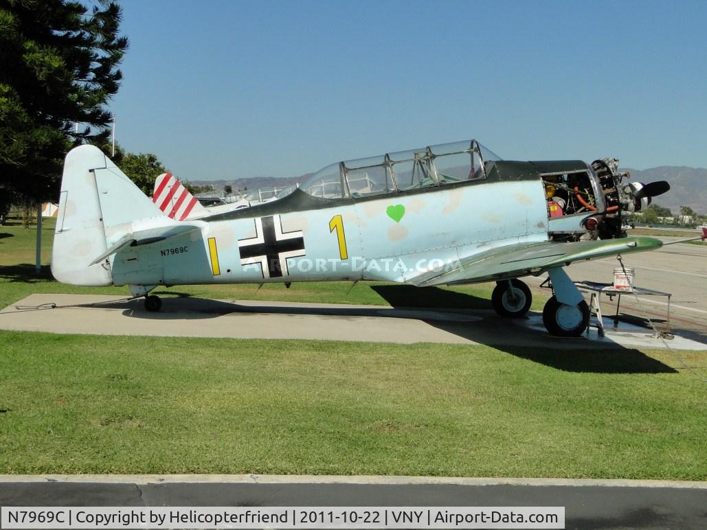 N7969C, North American SNJ-5 Texan Texan C/N 43974, Parked at Condor Squadron
