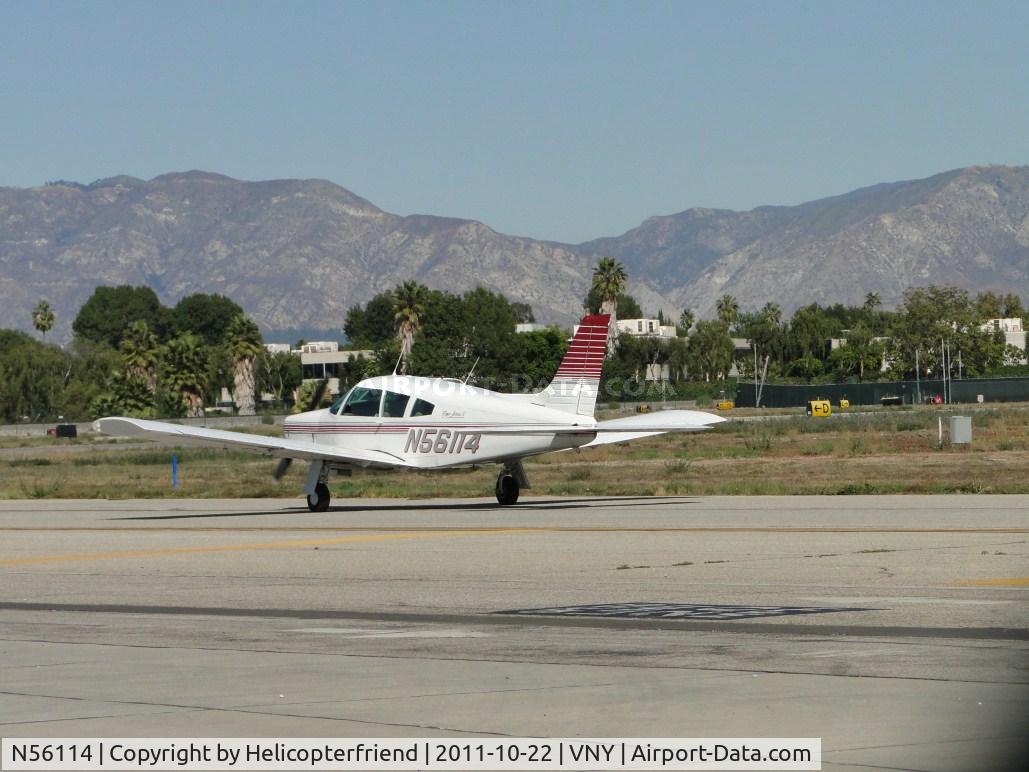 N56114, 1973 Piper PA-28R-200 C/N 28R-7335357, Taxiing for take off