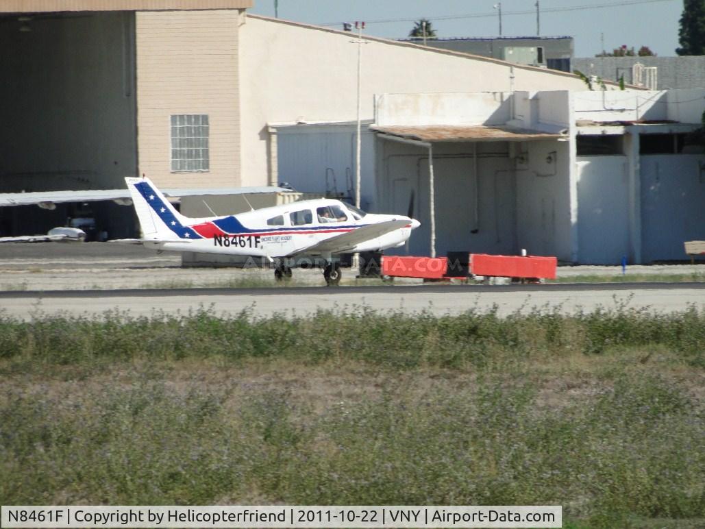 N8461F, 1977 Piper PA-28-151 C/N 28-7715267, About to lift off