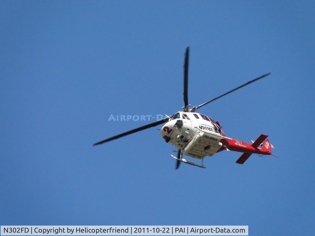 N302FD, 1989 Bell 412 C/N 33200, Working the 