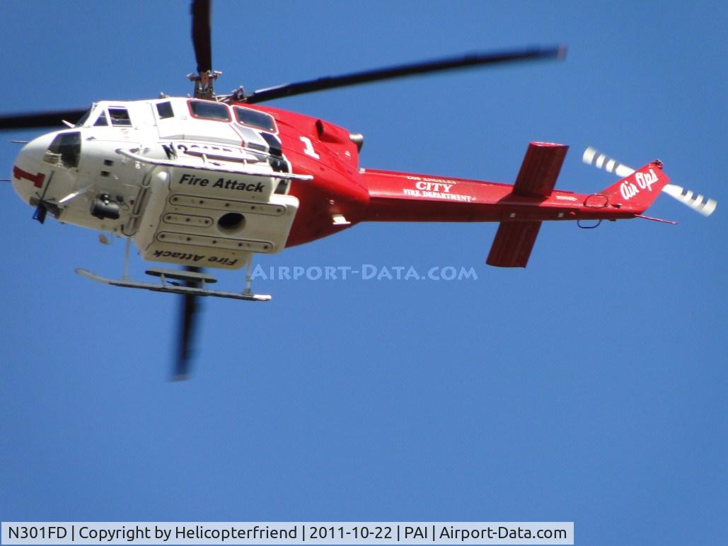 N301FD, 2004 Bell 412EP C/N 36329, Working the 