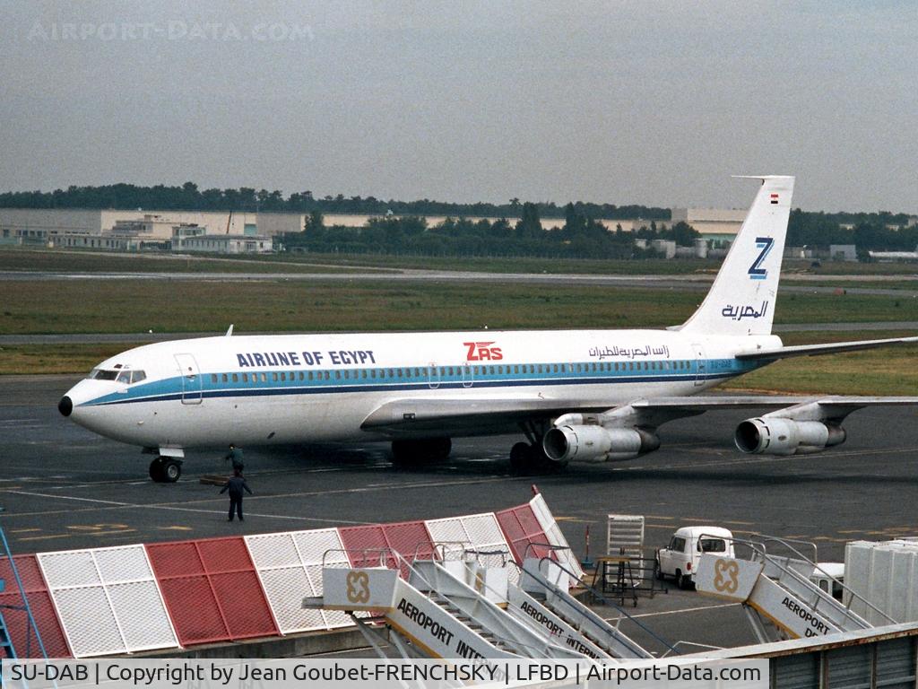 SU-DAB, 1967 Boeing 707-328C C/N 19521, ZAS EGYPT au parking