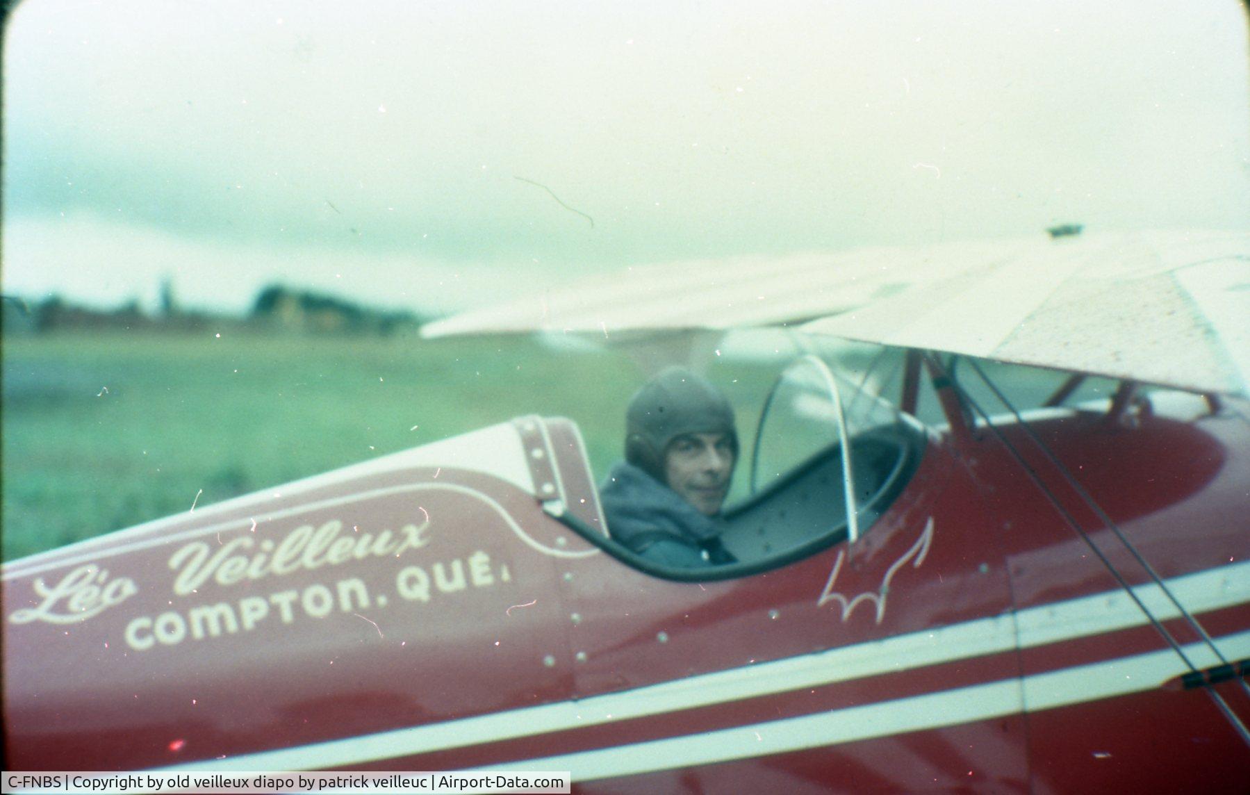 C-FNBS, 1969 Pitts S-1C Special C/N LV1003, my grand father leo veilleux. story sais he built this kit plane. picture taken at is personal airport compton quebec