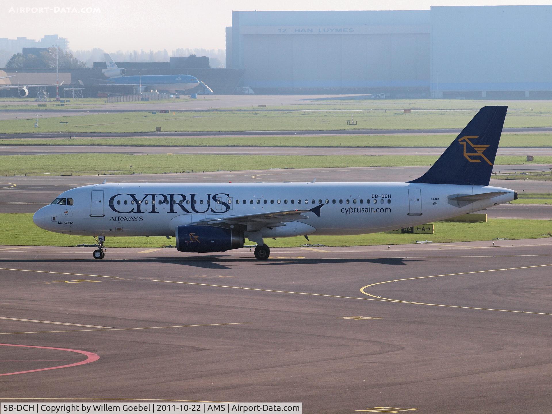 5B-DCH, 2005 Airbus A320-232 C/N 2359, Taxi to the runway of Schiphol Airport