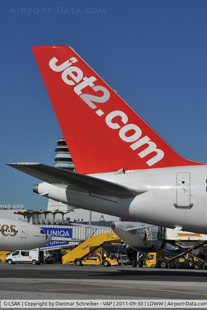 G-LSAK, 1996 Boeing 757-23N C/N 27973, Jet2 Boeing 757-200