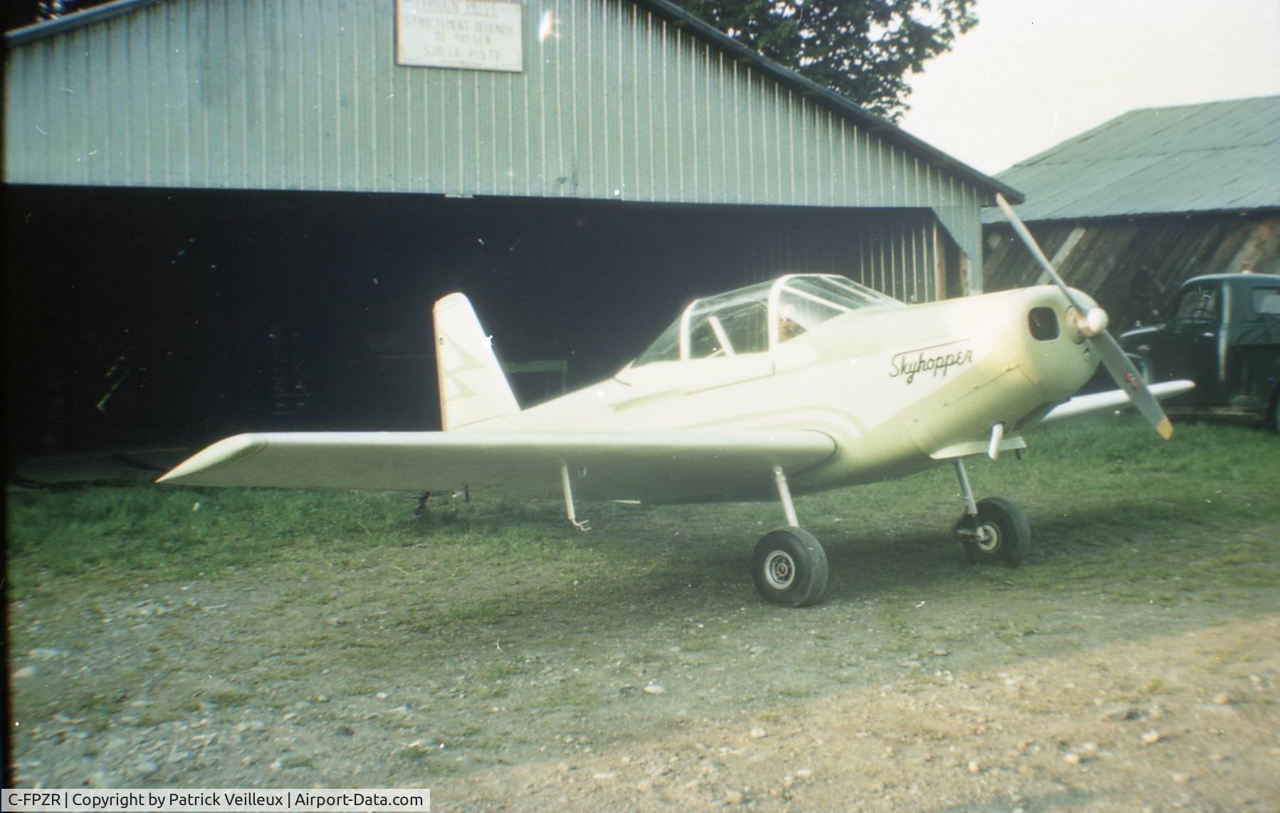 C-FPZR, 1965 artisanal skyhopper C/N unknown, the only thin i know so far is that plane crached on a barn