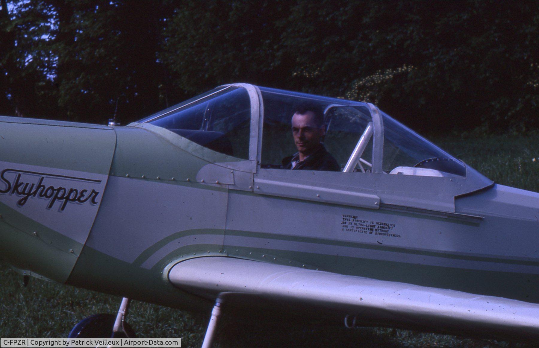 C-FPZR, 1965 artisanal skyhopper C/N unknown, the only thin i know so far is that plane crached on a barn. picture taken compton quebec, canada