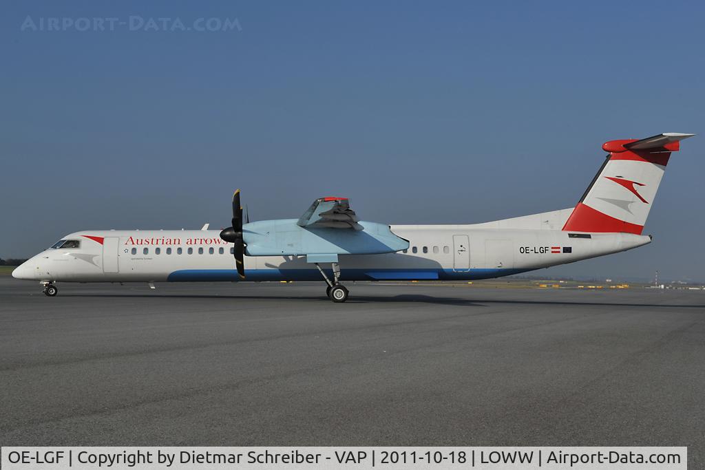 OE-LGF, 2002 De Havilland Canada DHC-8-402Q Dash 8 C/N 4068, Austrian Arrows Dash 8-400