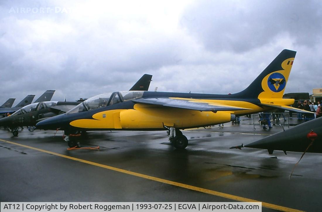 AT12, Dassault-Dornier Alpha Jet 1B C/N B12/1036, BATBIRD.75 YEARS 11 SQUADRON.