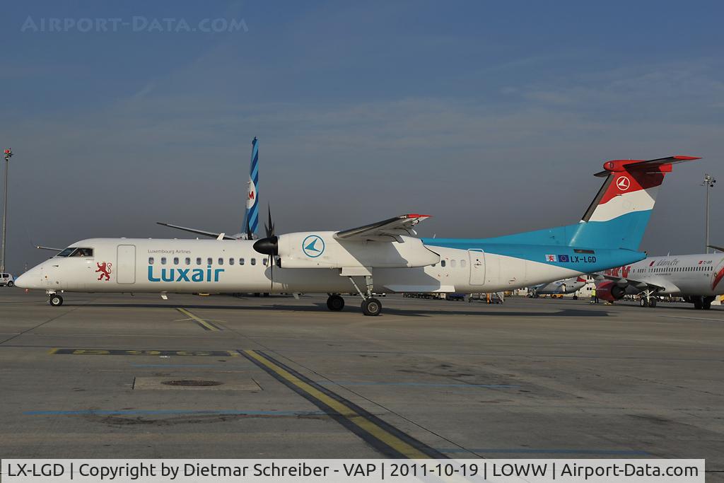LX-LGD, 2007 De Havilland Canada DHC-8-402Q Dash 8 C/N 4171, Luxair Dash 8-400