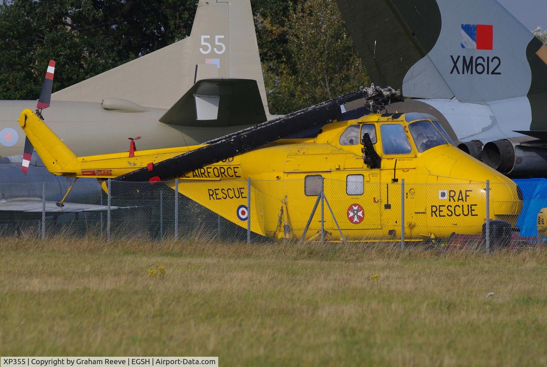 XP355, 1962 Westland Whirlwind HAR.10 C/N WA371, Parked at the museum.