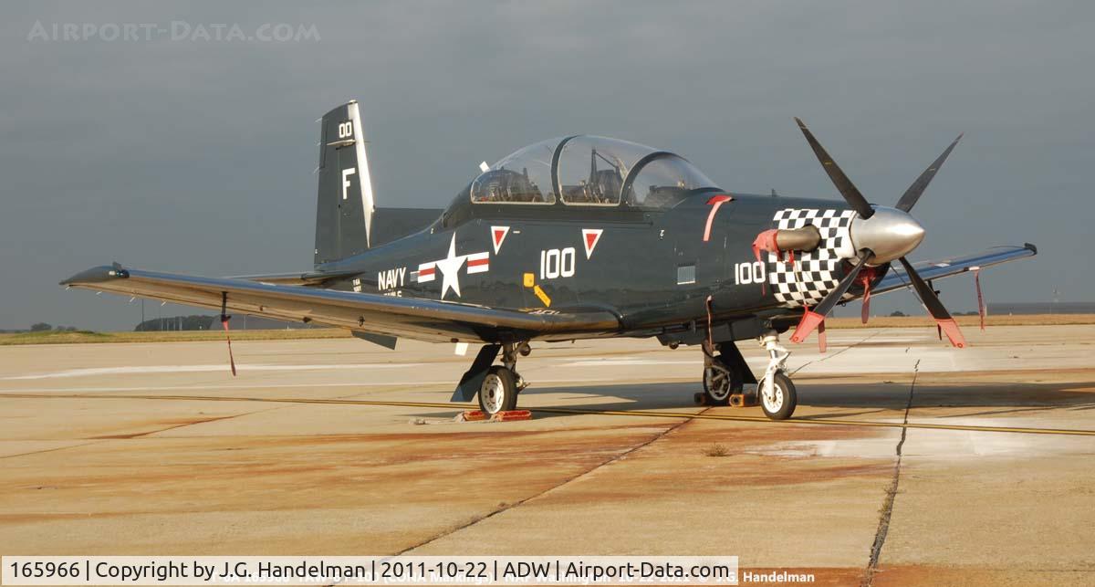 165966, Raytheon T-6A Texan II C/N PT-109, CONA a/c at NAF Washington
