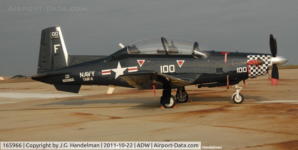 165966, Raytheon T-6A Texan II C/N PT-109, CONA a/c at NAF Washington