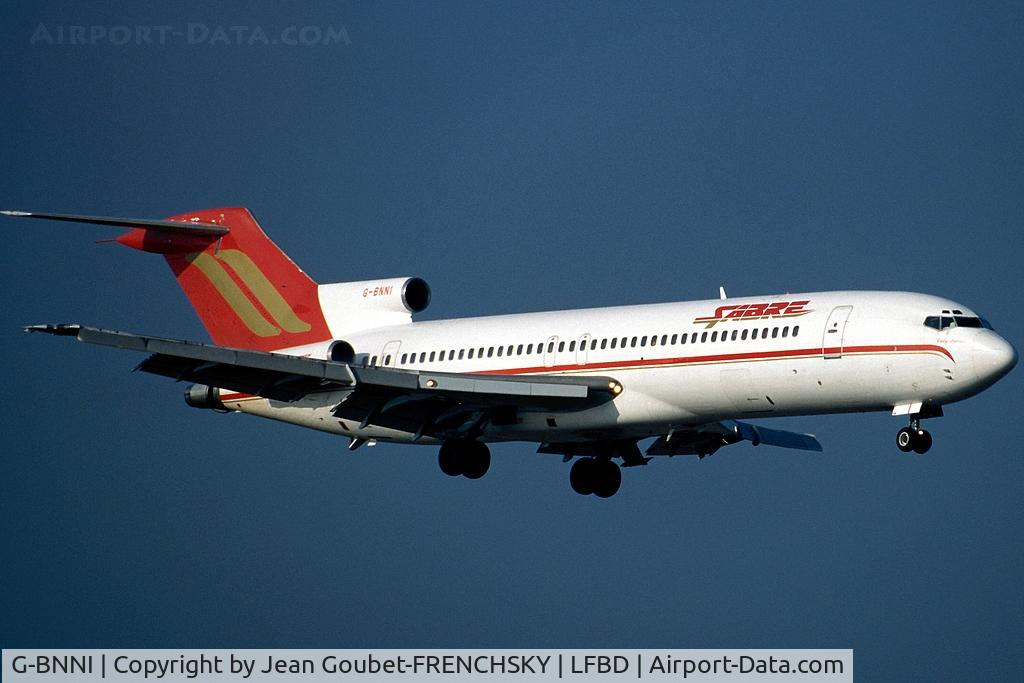 G-BNNI, 1974 Boeing 727-276 C/N 20950, SABRE landing 05