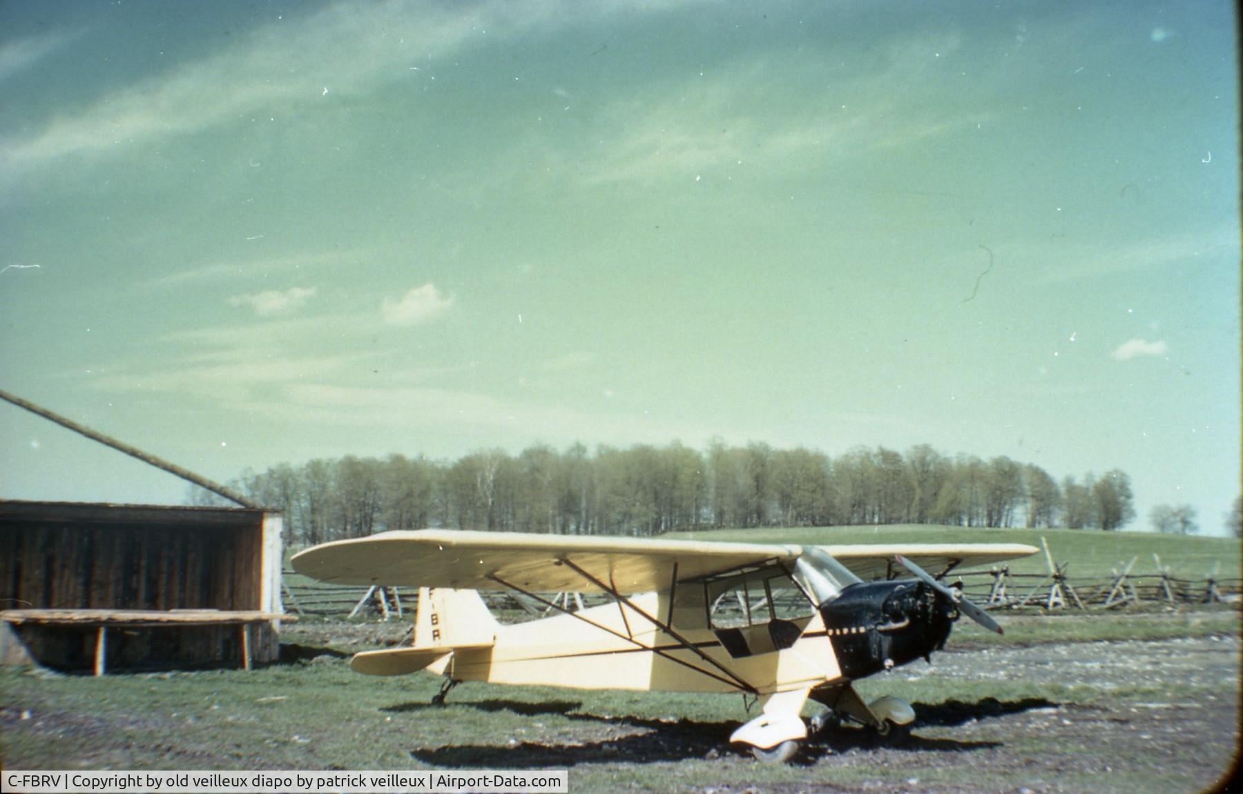 C-FBRV, 1946 Piper J3C-65 Cub Cub C/N 120C, picture taken in compton, quebec, canada un the early 60's. my grand father was the co-owner back then