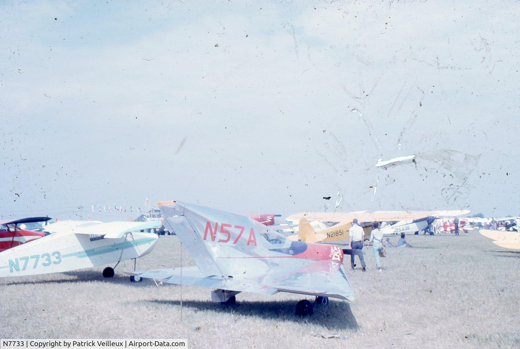 N7733, 1963 Wittman W-8 Tailwind C/N 116, old picture from my grand father