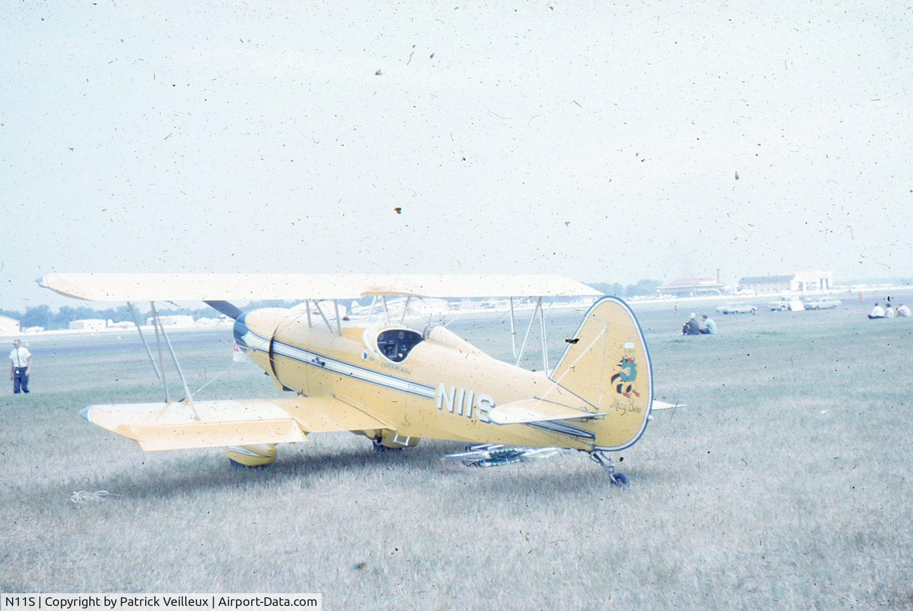 N11S, 1964 Southworth Eaa Bi-plane MAY BEE C/N JS-1, old picture of my grand father