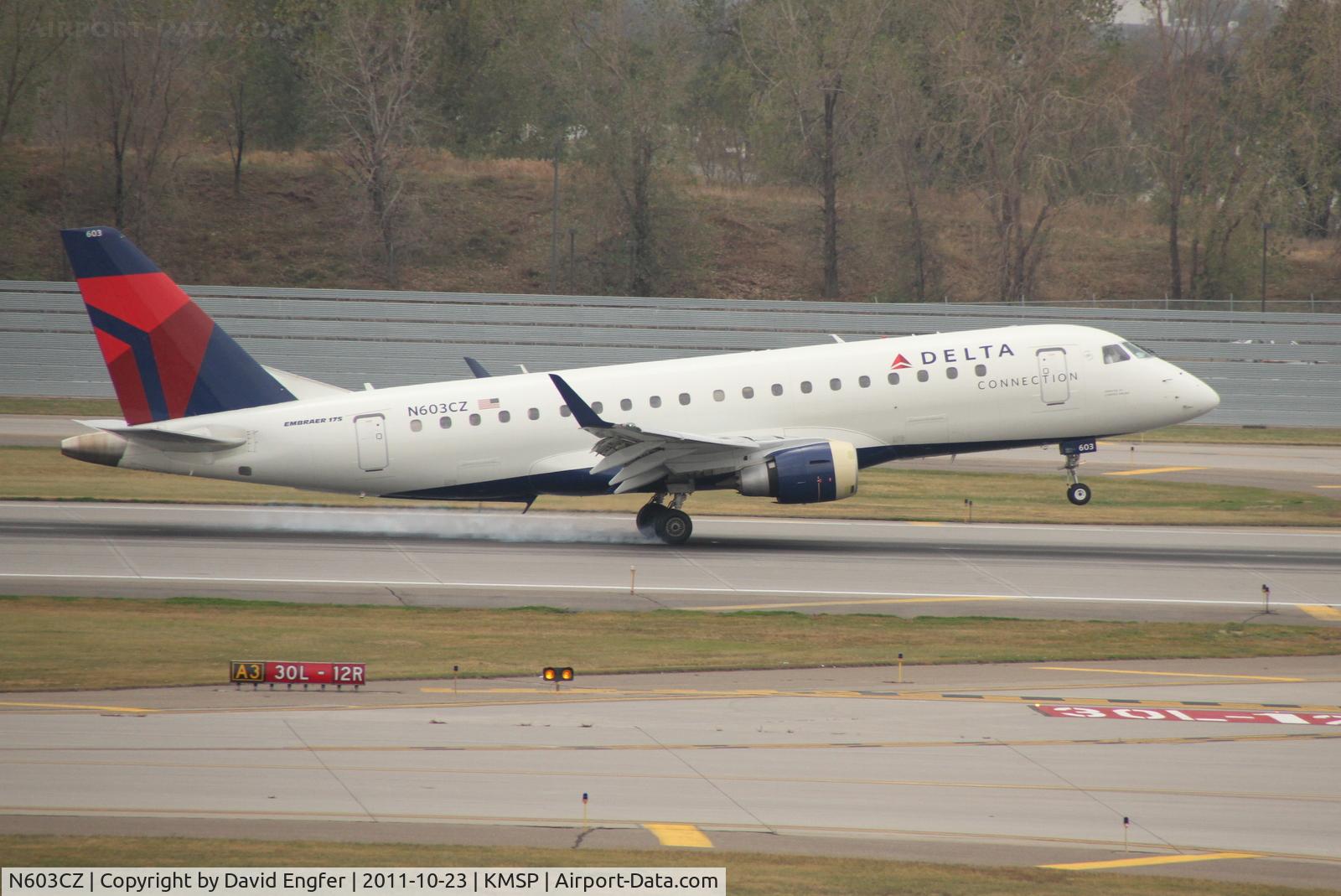 N603CZ, 2007 Embraer 175LR (ERJ-170-200LR) C/N 17000176, 30L @ KMSP