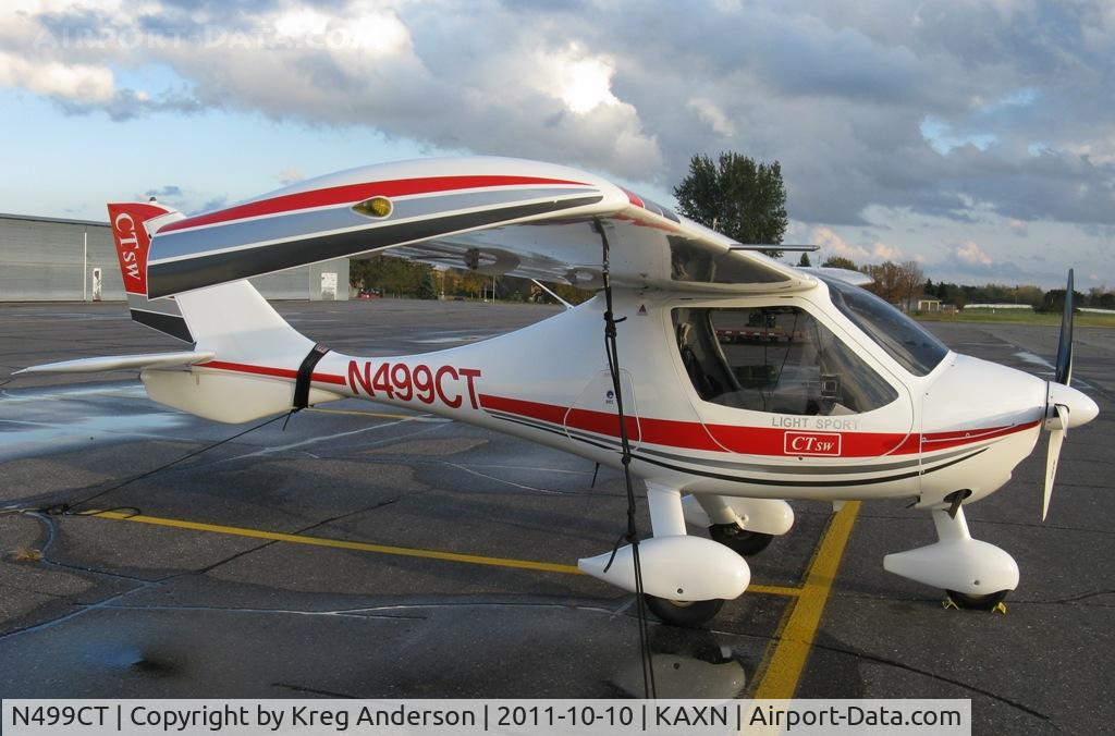 N499CT, 2007 Flight Design CTSW C/N 07-03-09, Flight Design CTSW on the line..