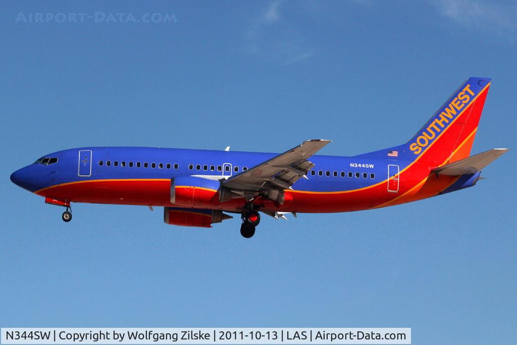 N344SW, 1989 Boeing 737-3H4 C/N 24152, visitor