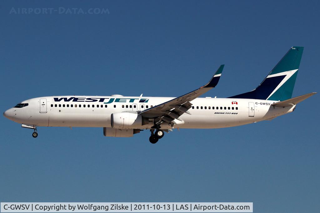 C-GWSV, 2009 Boeing 737-8CT C/N 37158, visitor