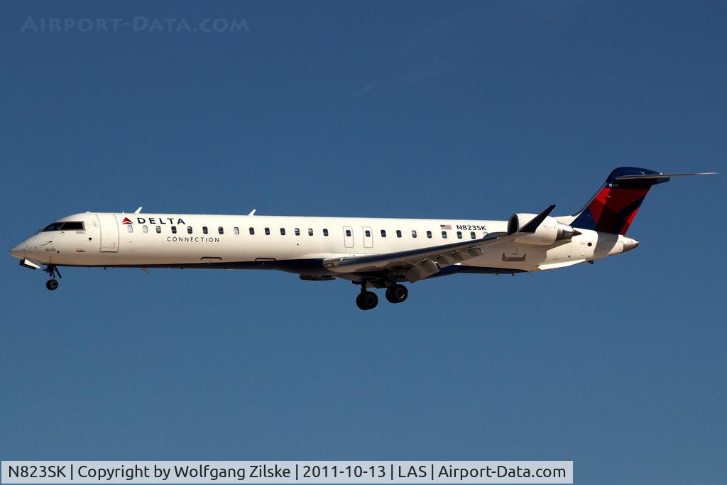 N823SK, 2008 Bombardier CRJ-900ER (CL-600-2D24) C/N 15205, visitor