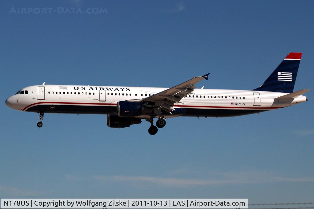 N178US, 2001 Airbus A321-211 C/N 1519, visitor