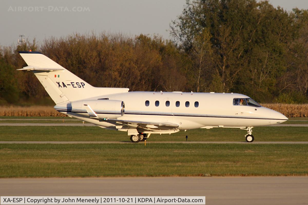 XA-ESP, Hawker Beechcraft 900XP C/N HA-0068, Taxiing to the ramp