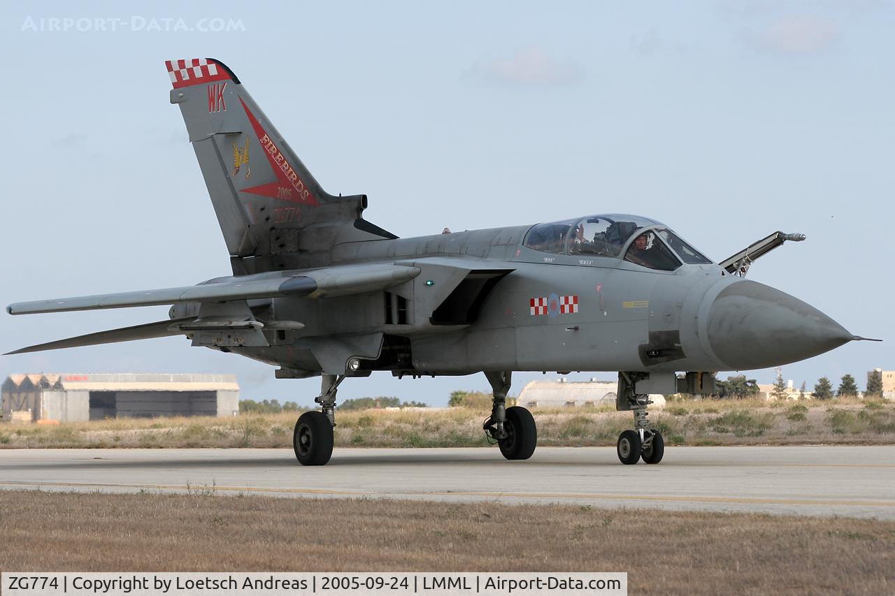 ZG774, 1992 Panavia Tornado F.3 C/N 904/AS138/3446, back from display