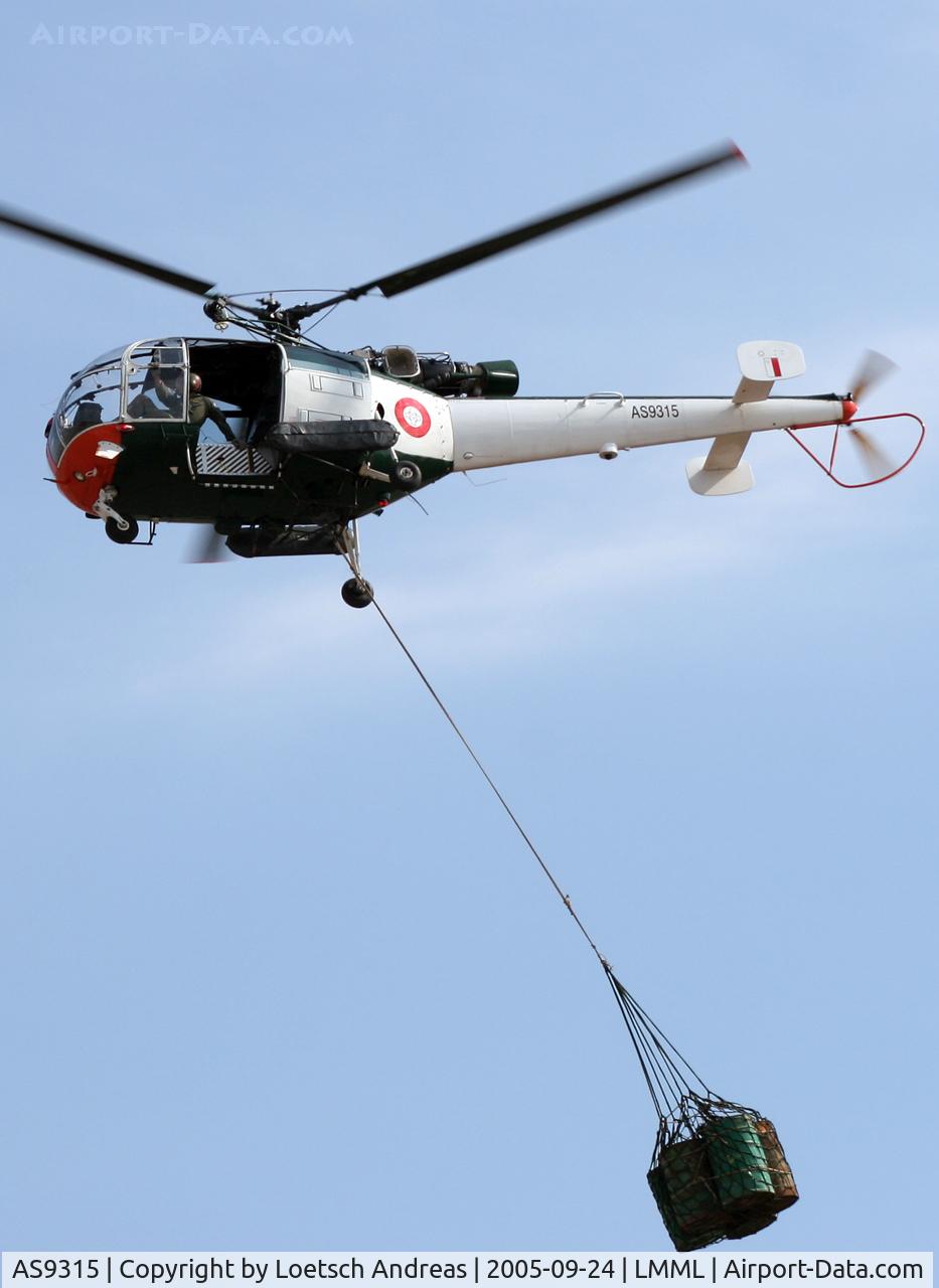 AS9315, Aerospatiale SA-316B Alouette III C/N 2288, transport display