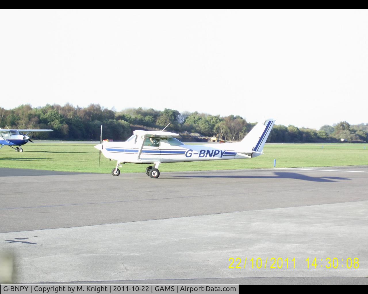 G-BNPY, 1977 Cessna 152 C/N 152-80249, At the end of my lesson