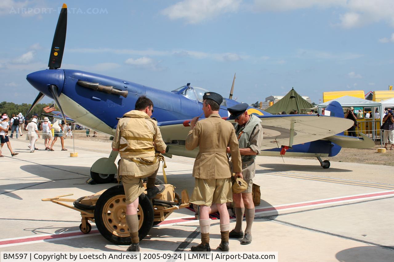 BM597, 1942 Supermarine 349 Spitfire LF.Vb C/N CBAF.2461, not only the aircraft is historically
