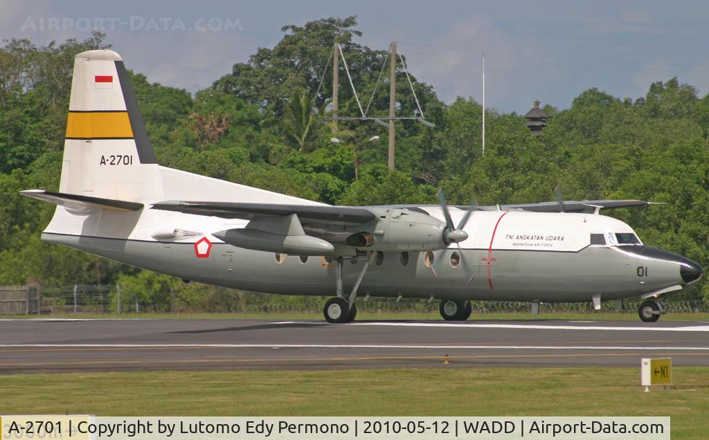 A-2701, 1976 Fokker F-27-400M Friendship C/N 10536, Indonesian Air Force