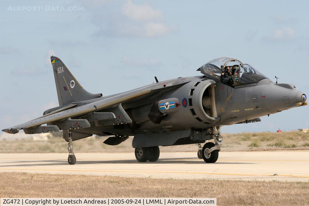 ZG472, British Aerospace Harrier GR.7A C/N P62, nice view
