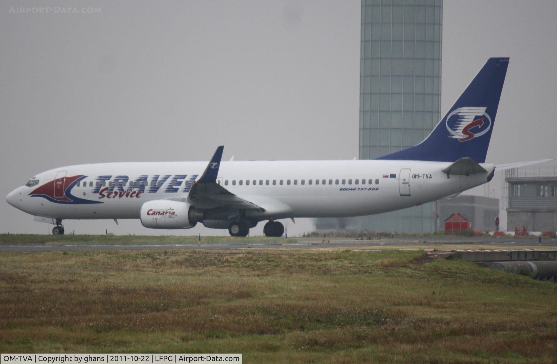 OM-TVA, 2001 Boeing 737-86N C/N 32243, Travel Service Slovakia