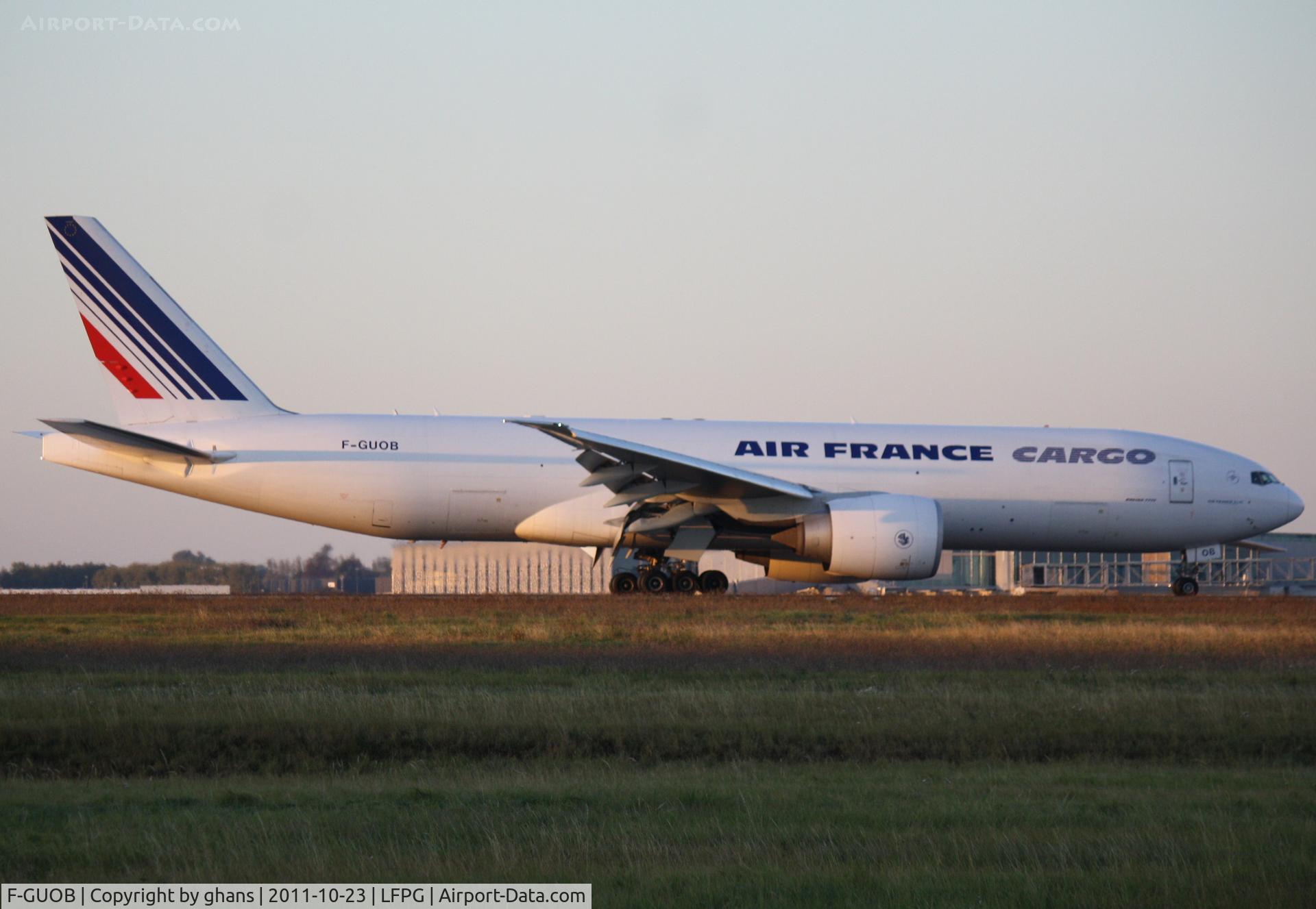 F-GUOB, 2008 Boeing 777-F28 C/N 32965, Air France Cargo