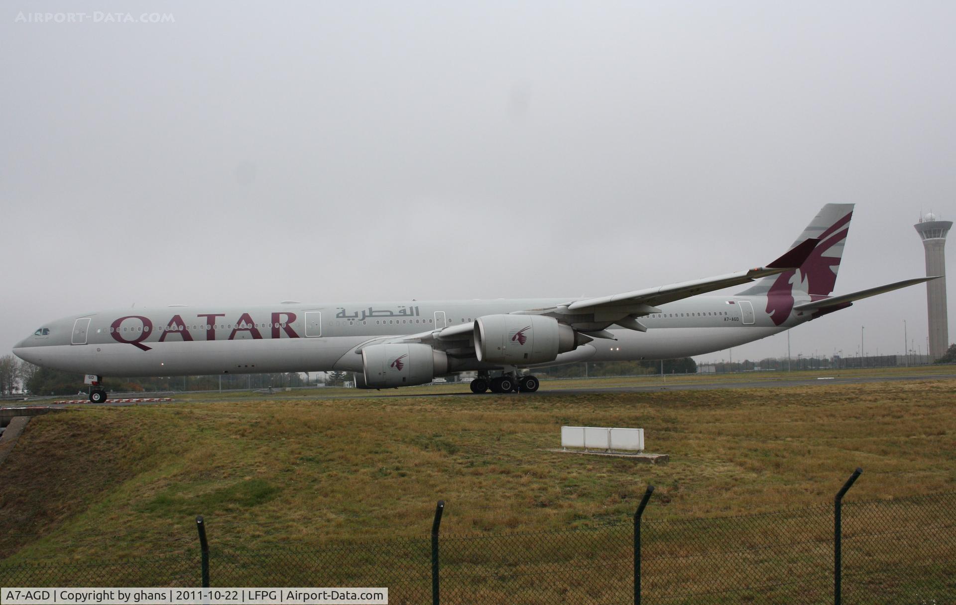 A7-AGD, 2007 Airbus A340-642X C/N 798, Qatar